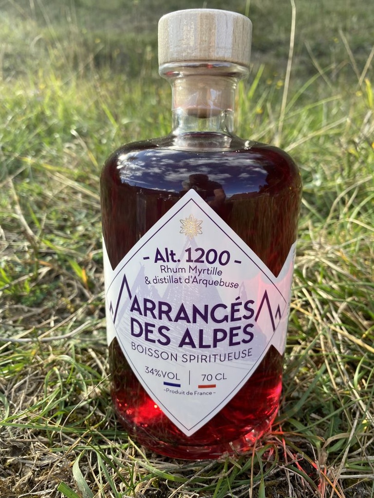 Alt 1200- Myrtille& Arquebuse 34 Degrés- 70cl