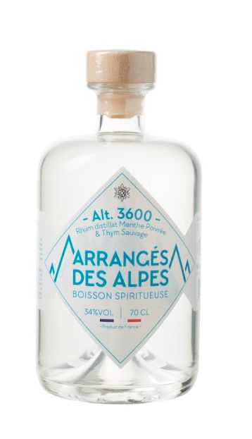 Alt 3600- Menthe poivré& Thym sauvage 34 Degrés- 70cl