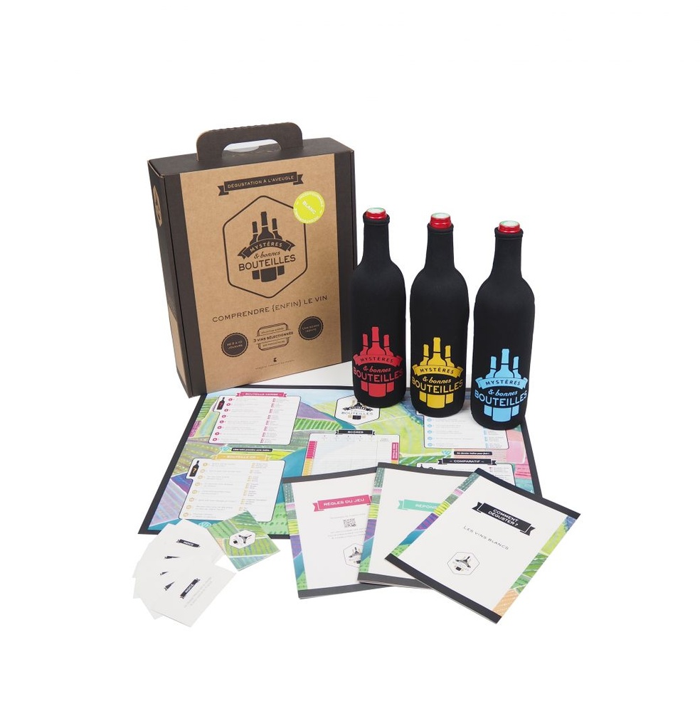 Coffret vin blanc série 3 (3 vins AOP français)