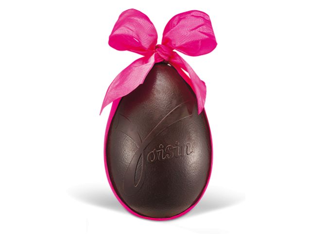 [VOPA2101] Chocolat de Pâques Voisin : Les œufs garnis (200017  |  OEuf écaille 5 NOIR (11,5cm)  |  250g)