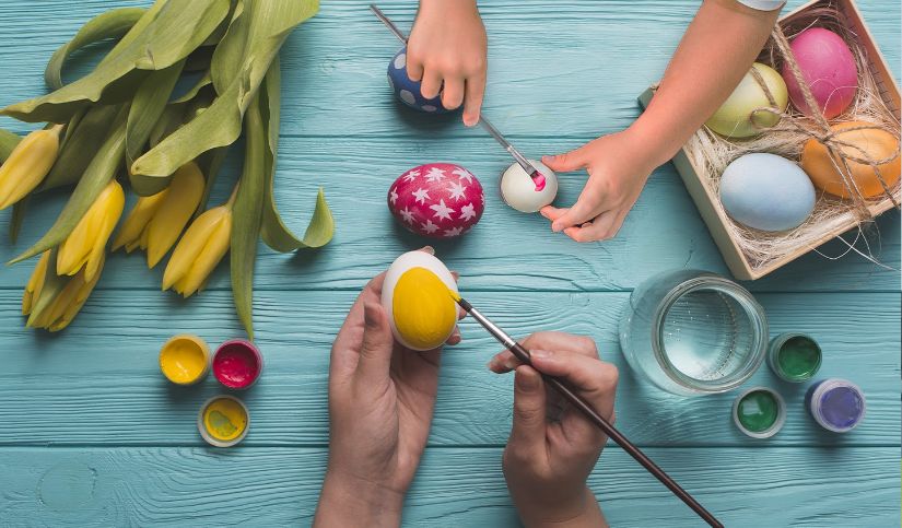 Boite d'oeuf à décorer X6