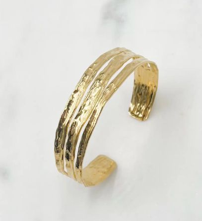 Jonc LOUNA ROSE (acier inoxydable doré)