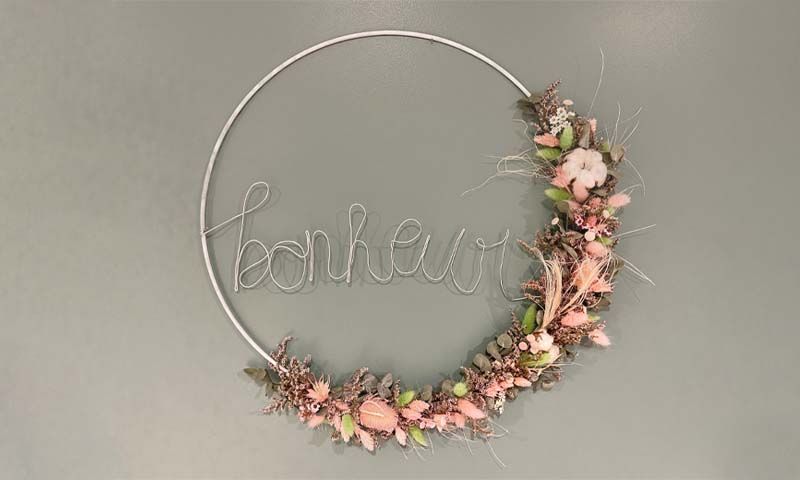 Couronne fleur Bonheur